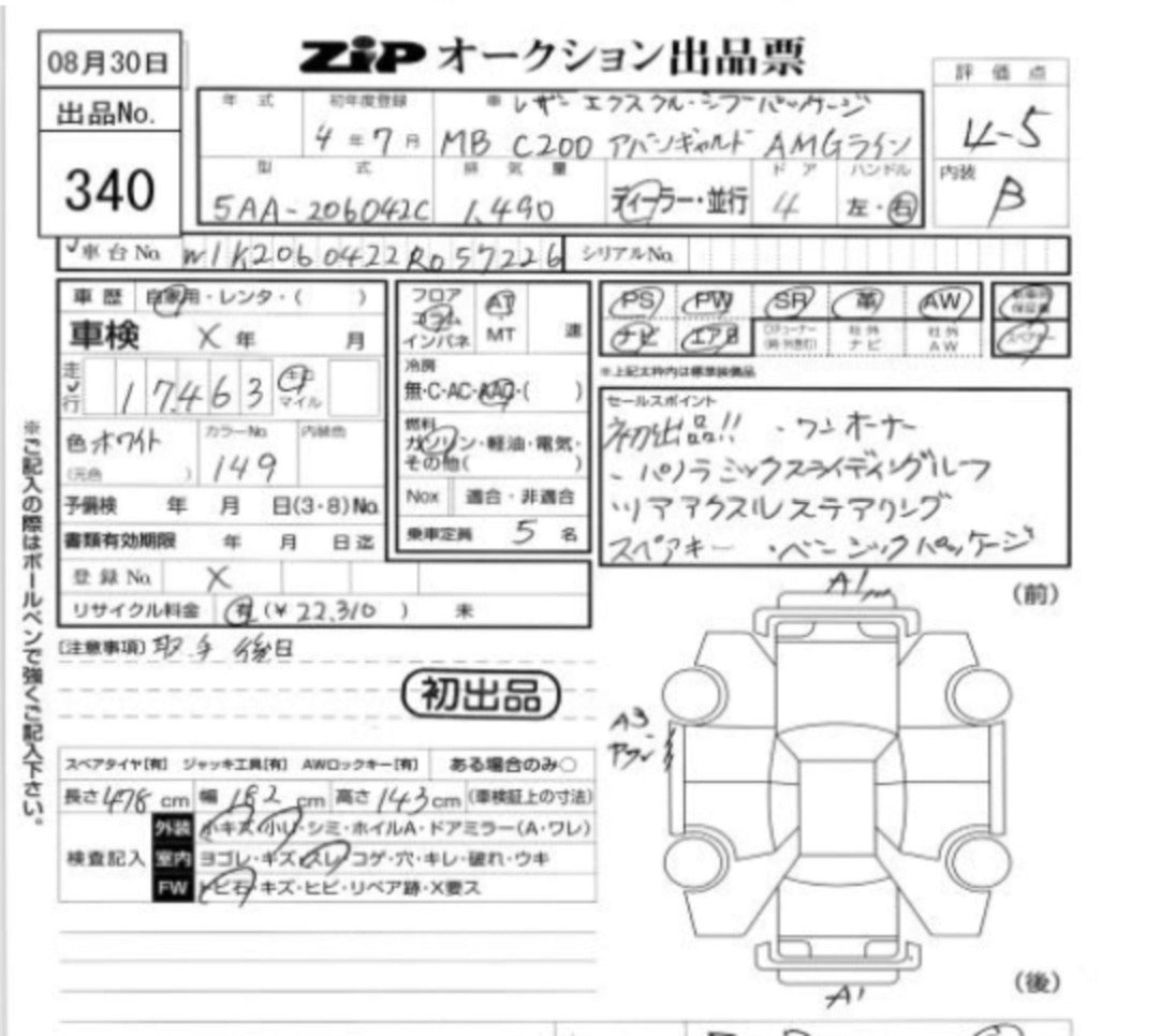 Mercedes C Class 200