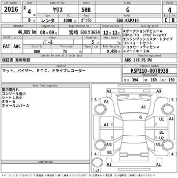 TOYOTA YARIS G LED