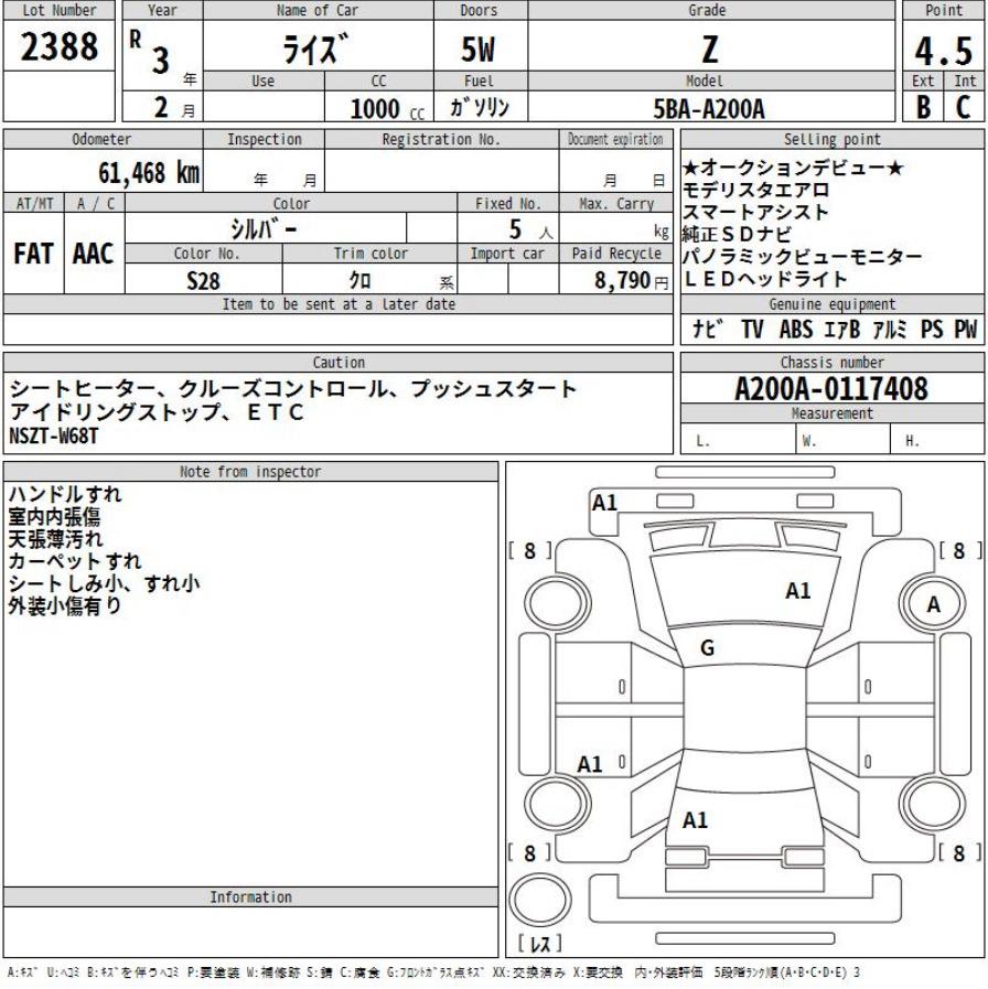 TOYOTA RAIZE Z