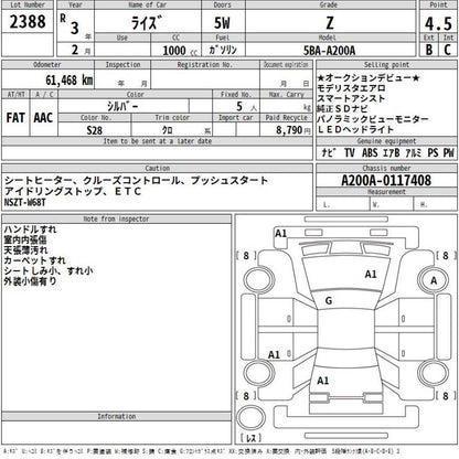 TOYOTA RAIZE Z